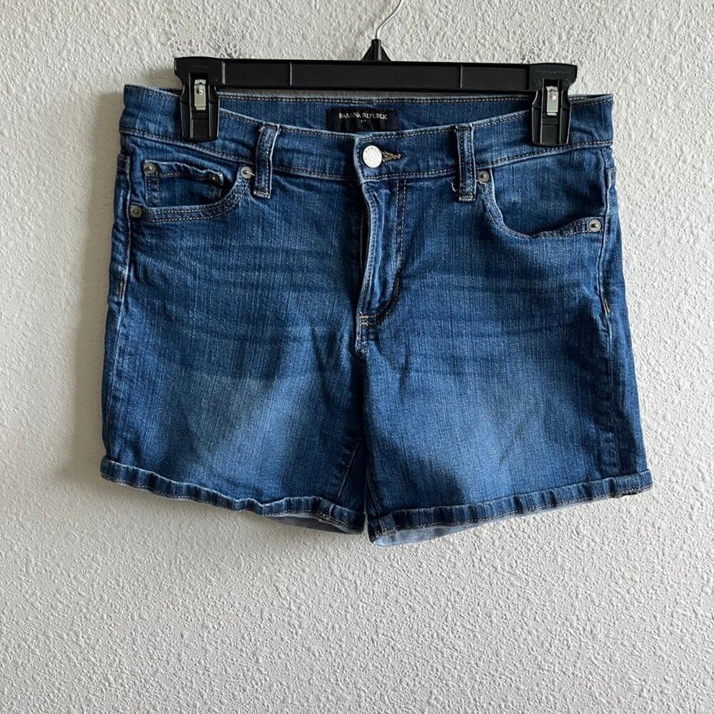 Banana Republic Women's Medium Wash Denim Jeans Shorts Size 25 Style 257688-01